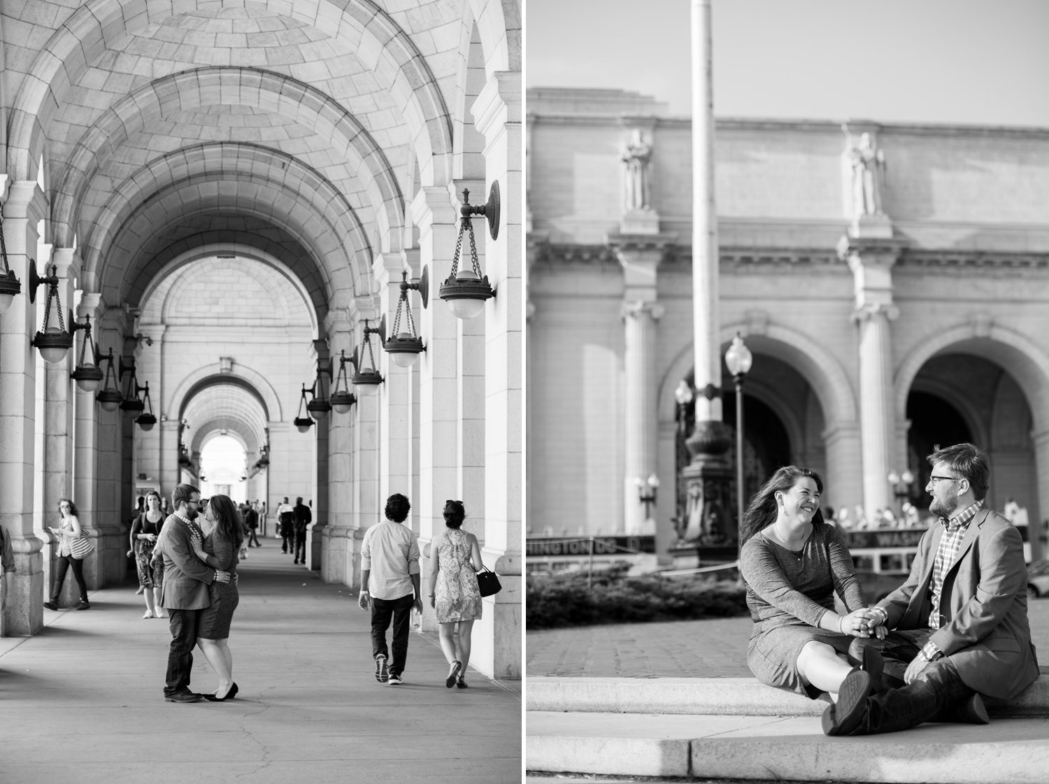 Engagement Photos at Union Station DC