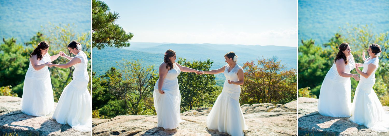 Mountain Top Wedding Photos