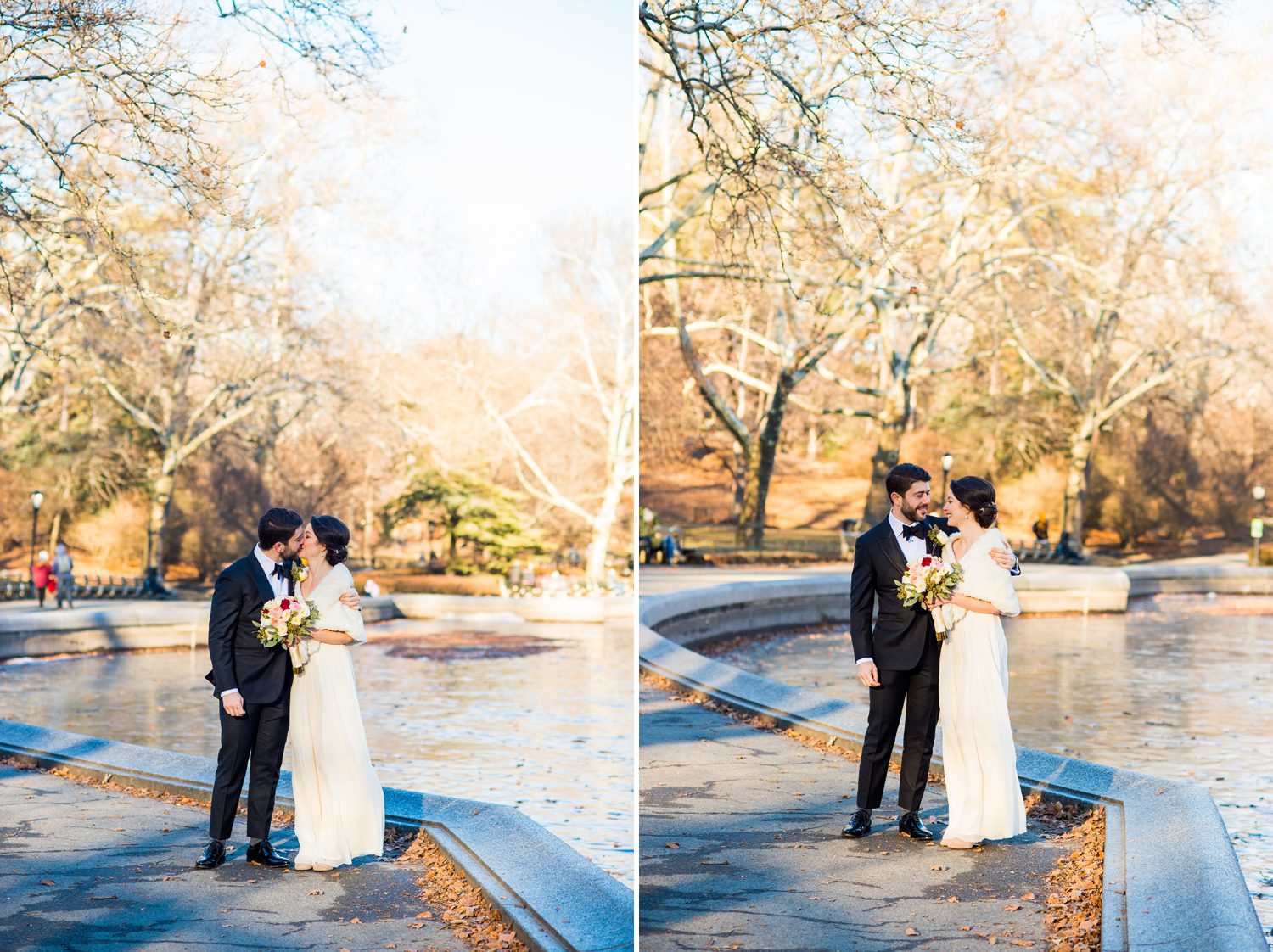 Central Park Winter Wedding Photos