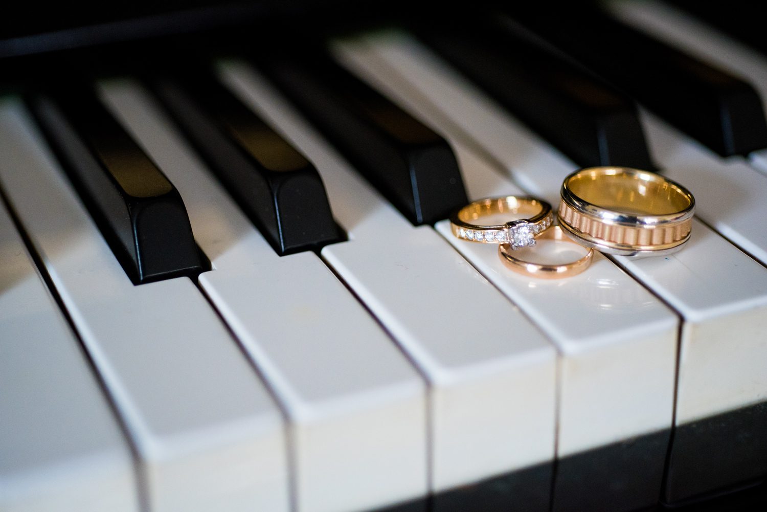 Wedding Rings with Piano