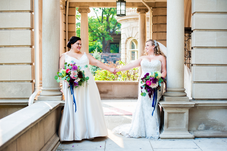 Semple Mansion Wedding with Two Brides