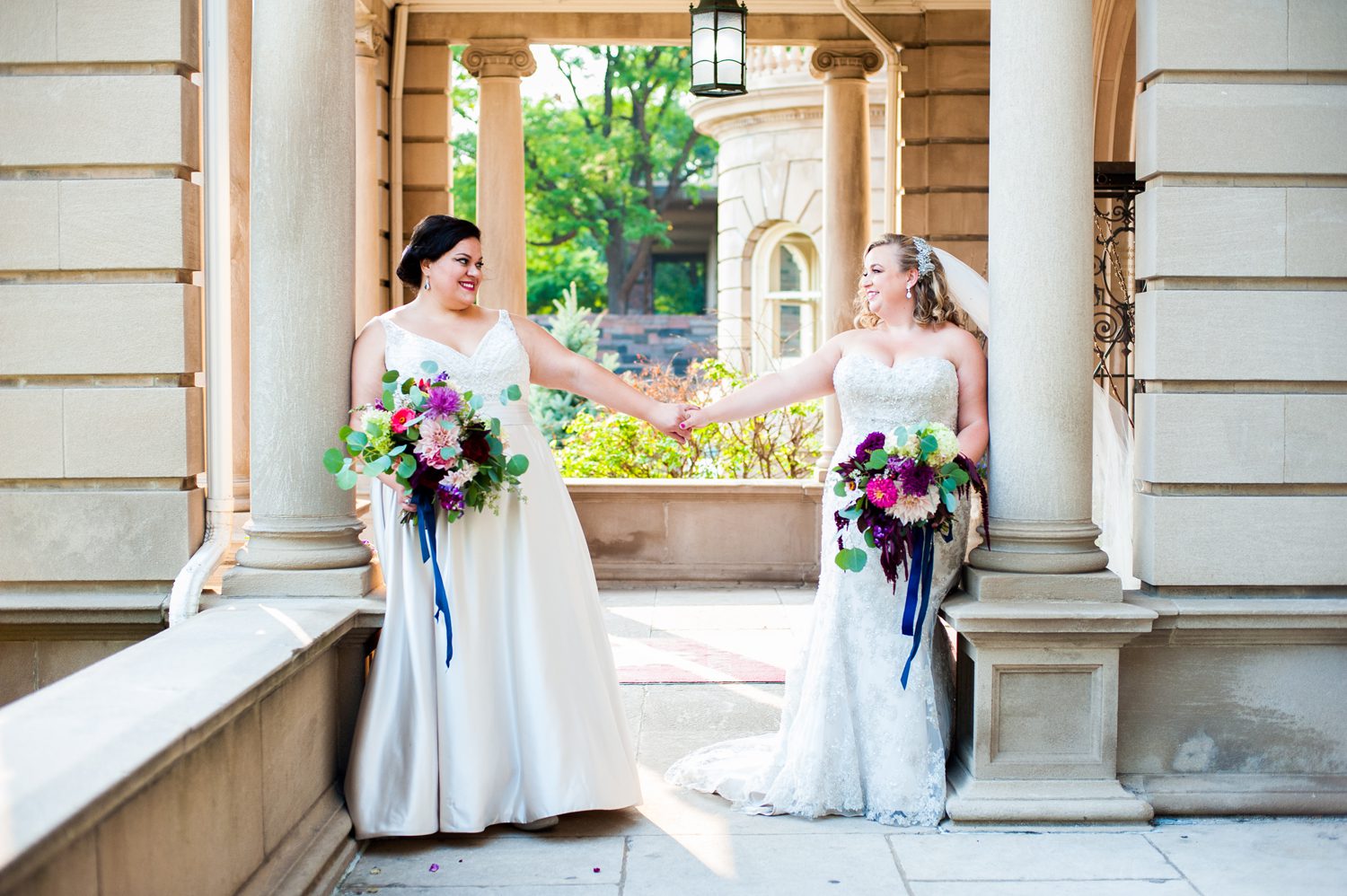 Semple Mansion Wedding with Two Brides
