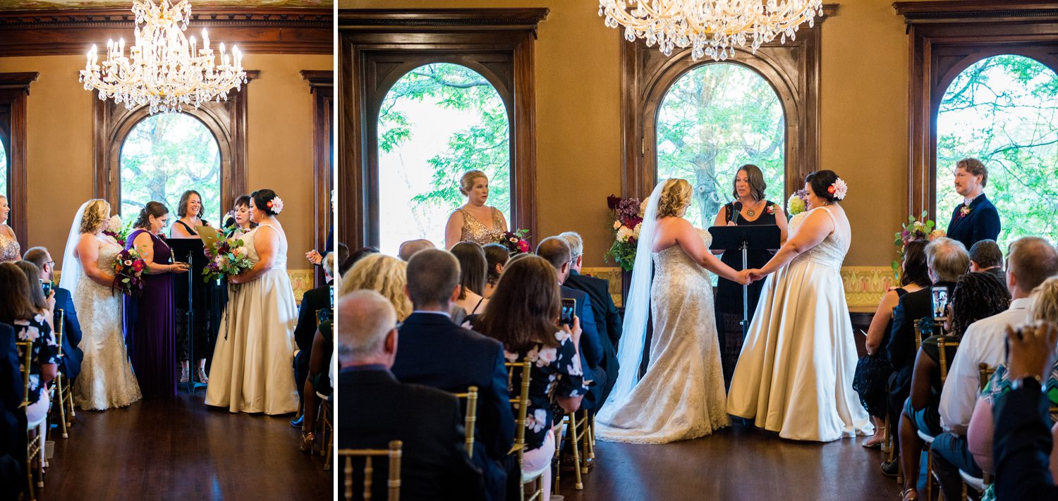 Wedding Ceremony at Semple Mansion