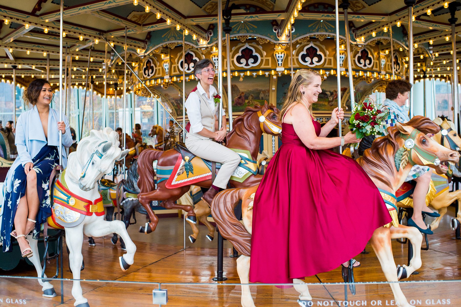 Jane's Carousel Wedding Photo