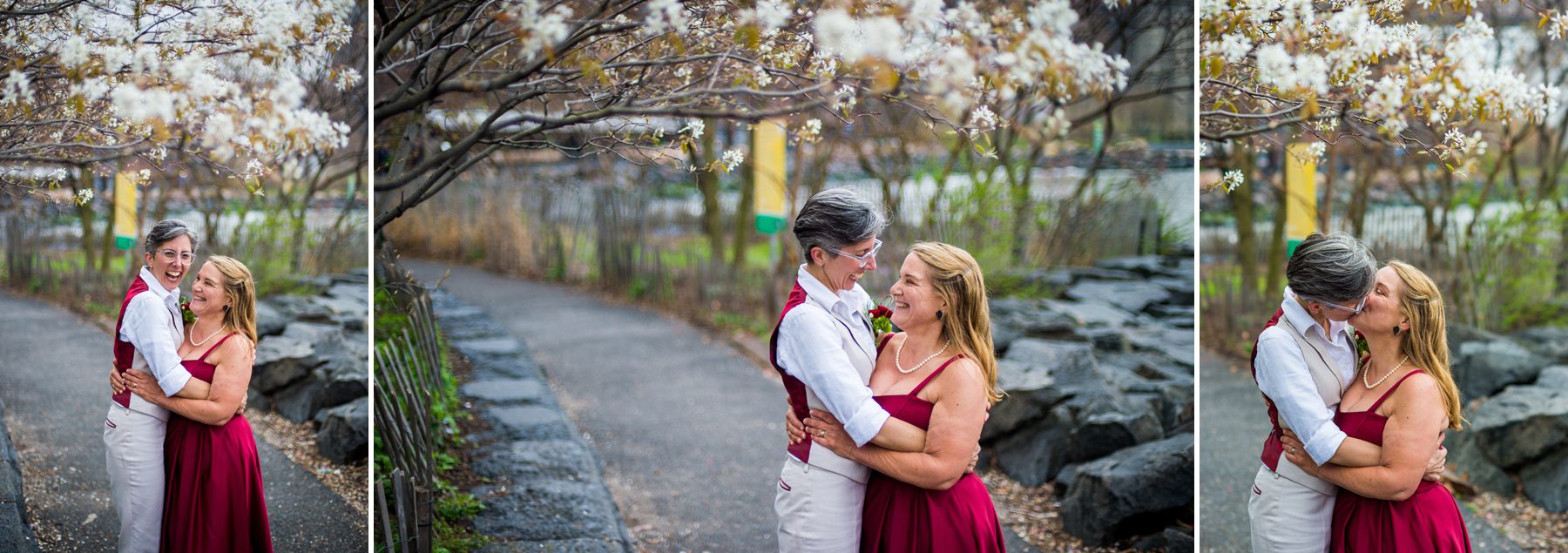 Spring Wedding in Brooklyn Bridge Park 