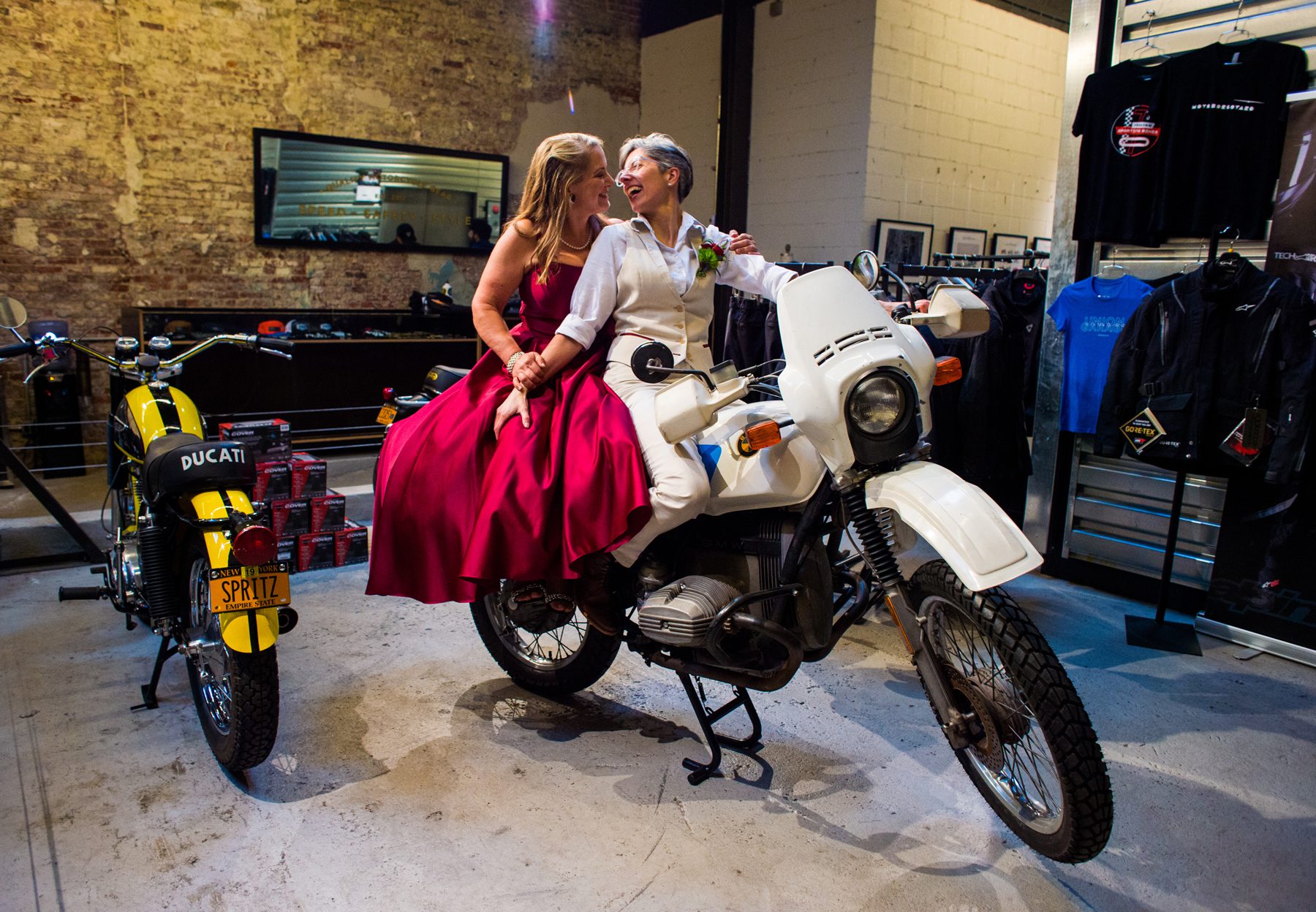 Motorcycle Same Sex Wedding