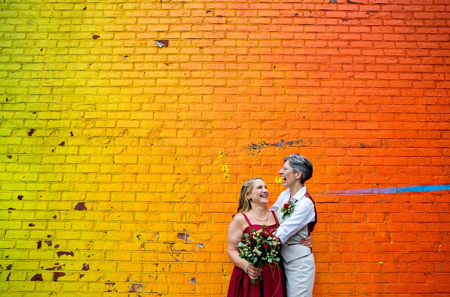 Street Art Wedding Photos Brooklyn 