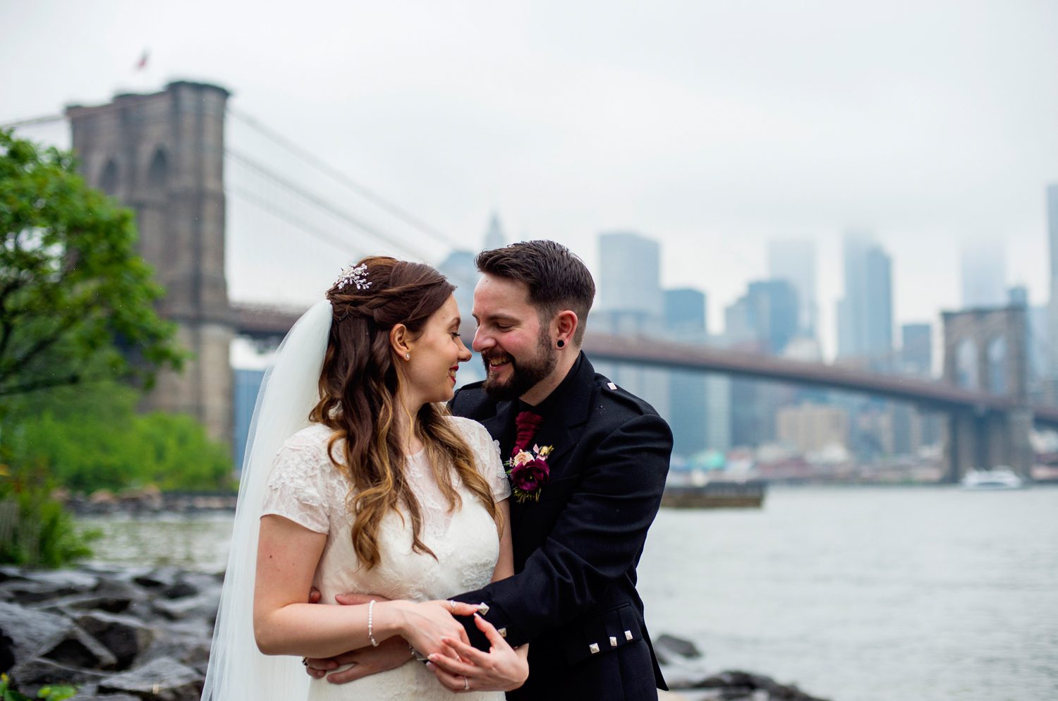 Brooklyn Bridge Park Wedding Photos
