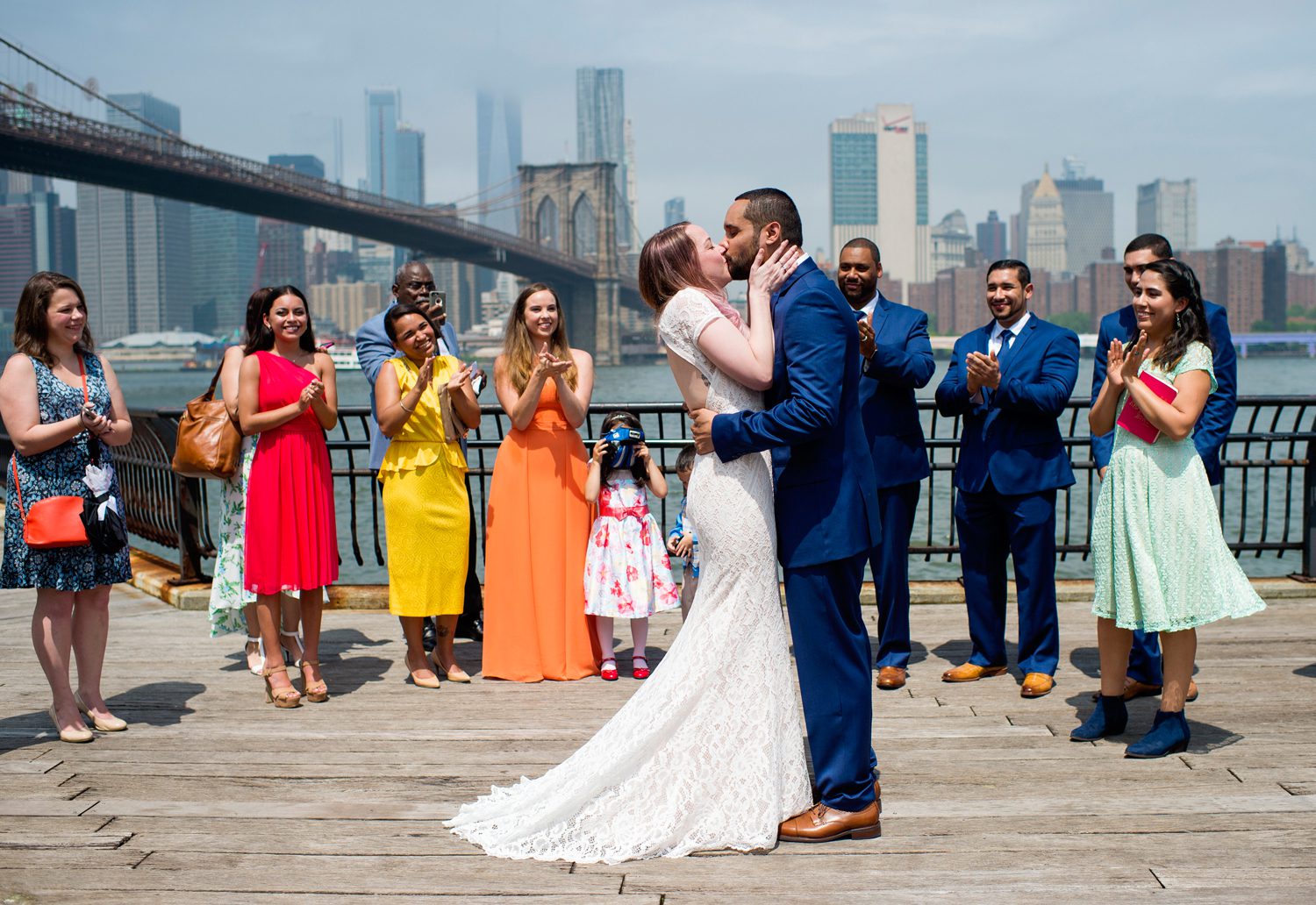 Wedding Ceremony at Brooklyn Bridge Park 