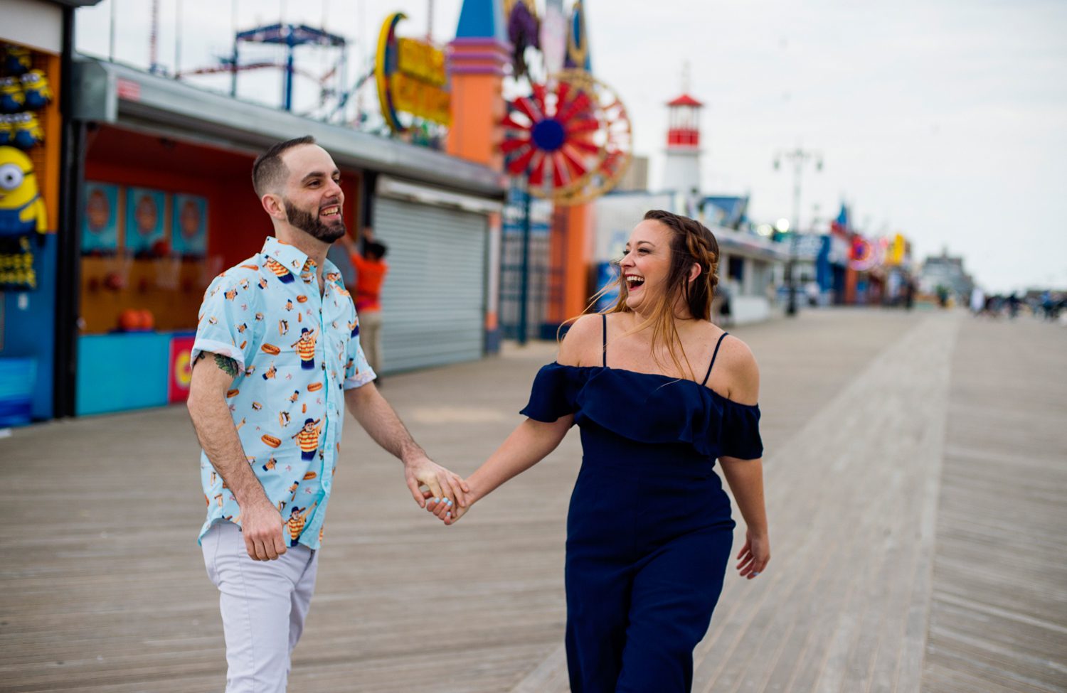 Coney Island Boardwalk Engagement