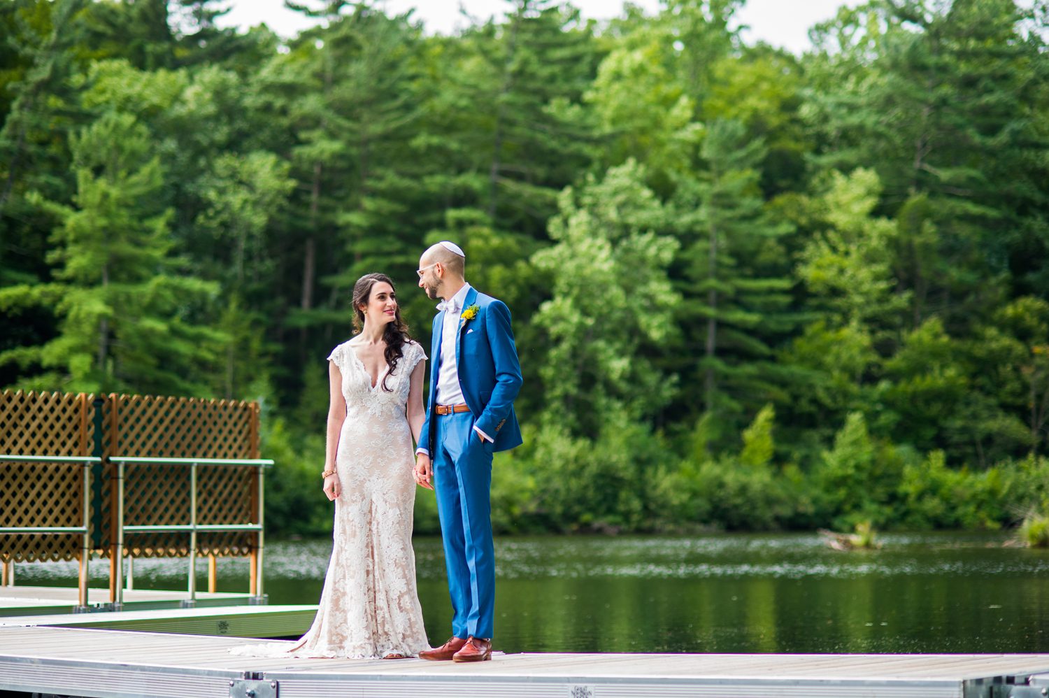Wedding on a Lake Connecticut
