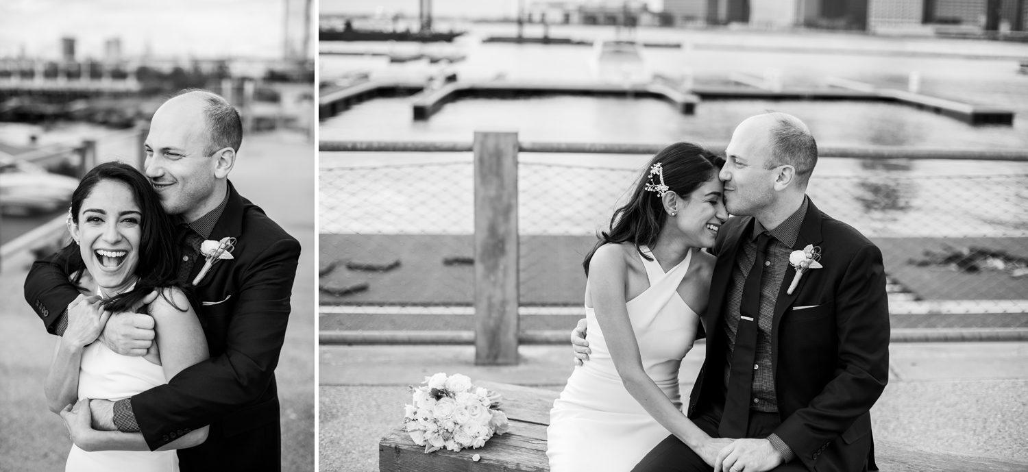 Black and White Wedding Photos NYC