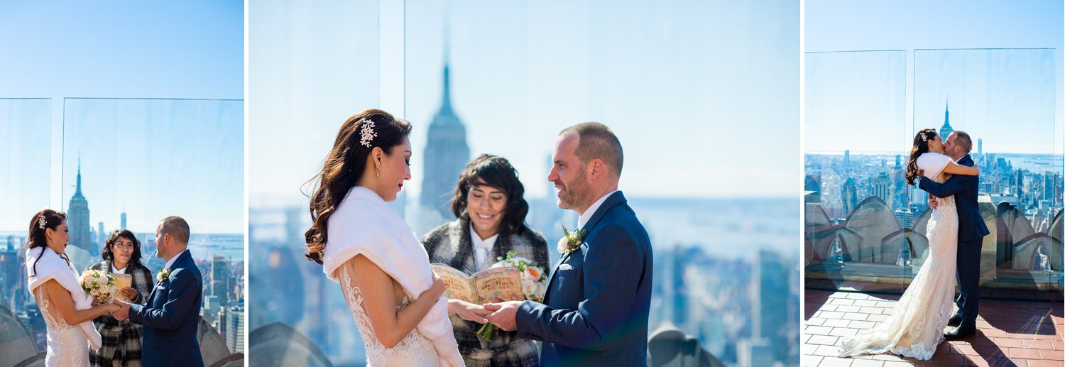 Wedding Ceremony at Top of the Rock
