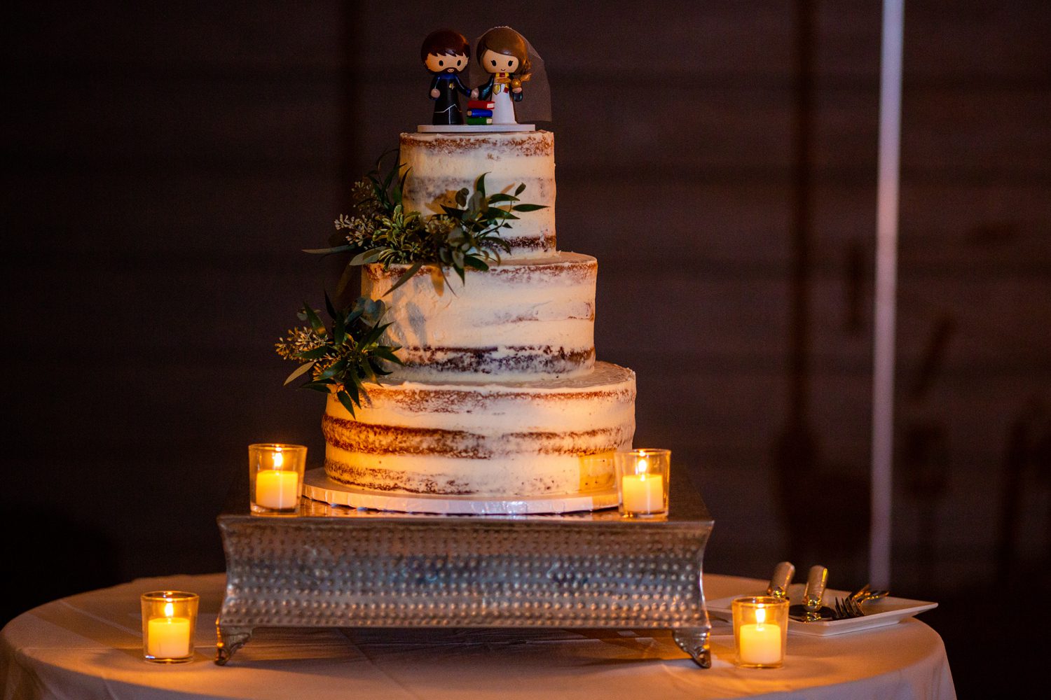 Book Themed Cake Topper Wedding