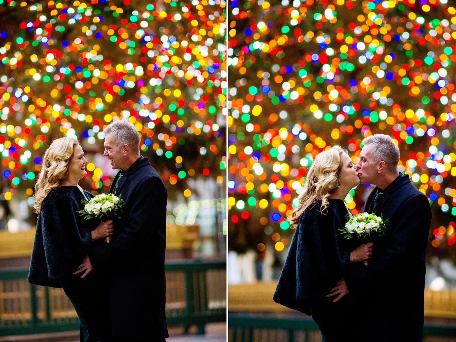 Rockefeller Christmas Tree Wedding Photos