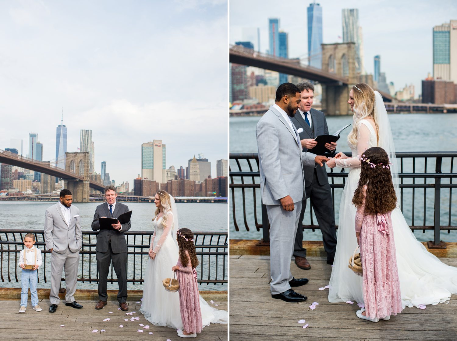 Wedding with Ceremony with Children in Brooklyn 