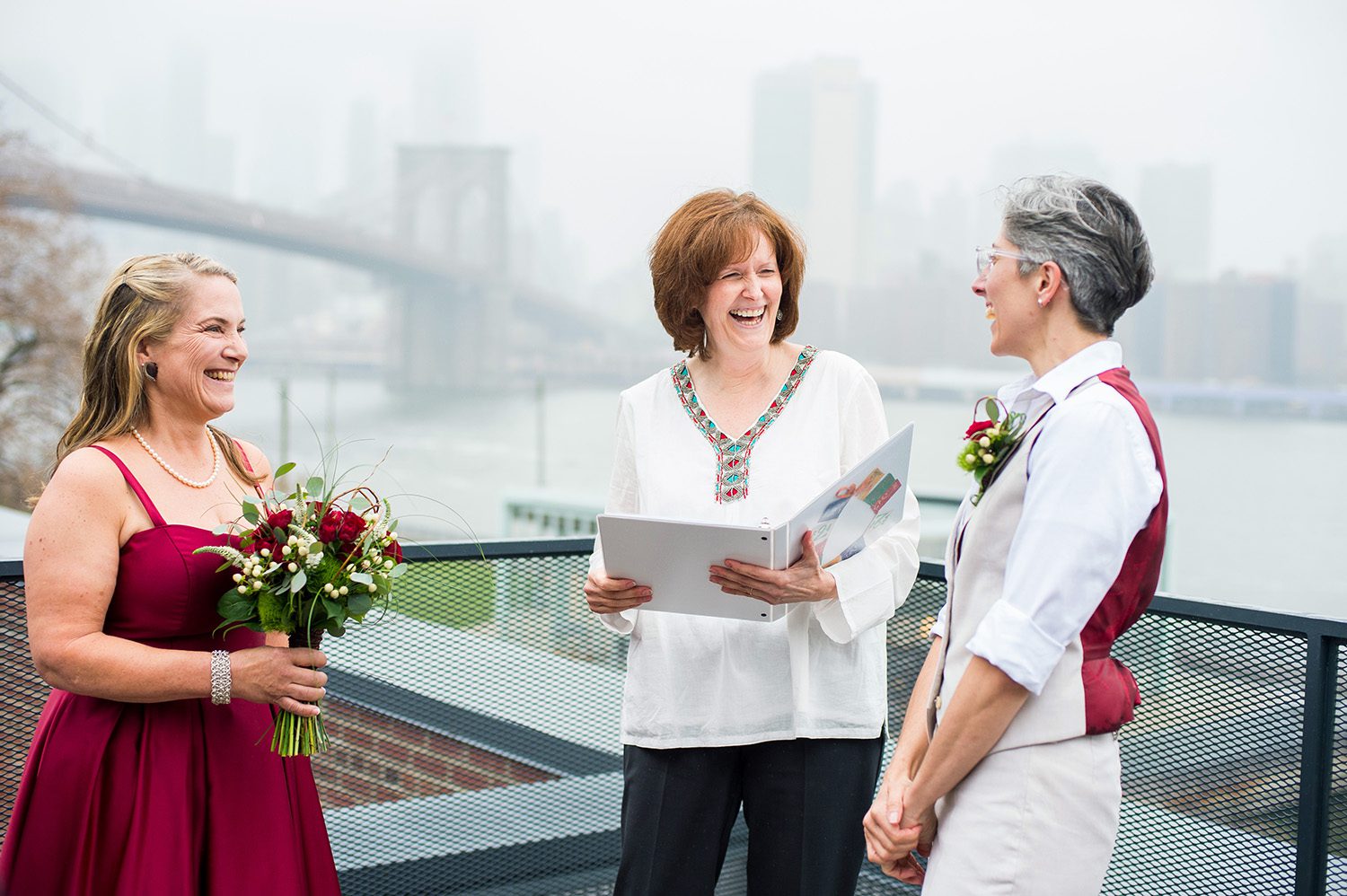  Wedding Ceremony in Brooklyn Bridge Park