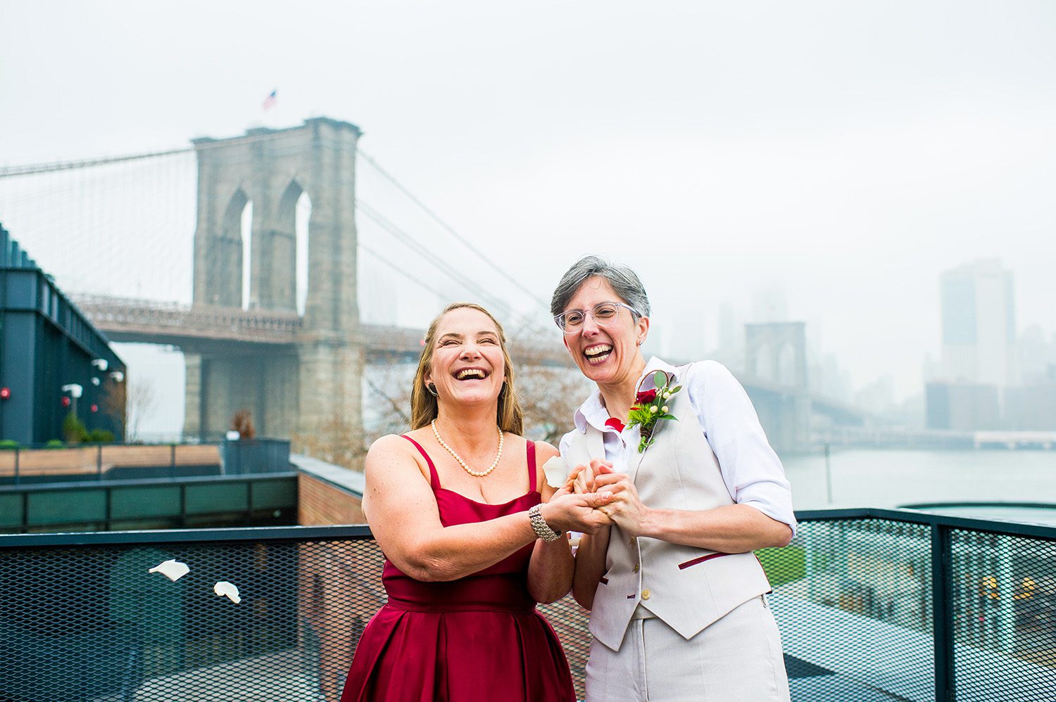 Two Bridge Getting Married in Brooklyn 