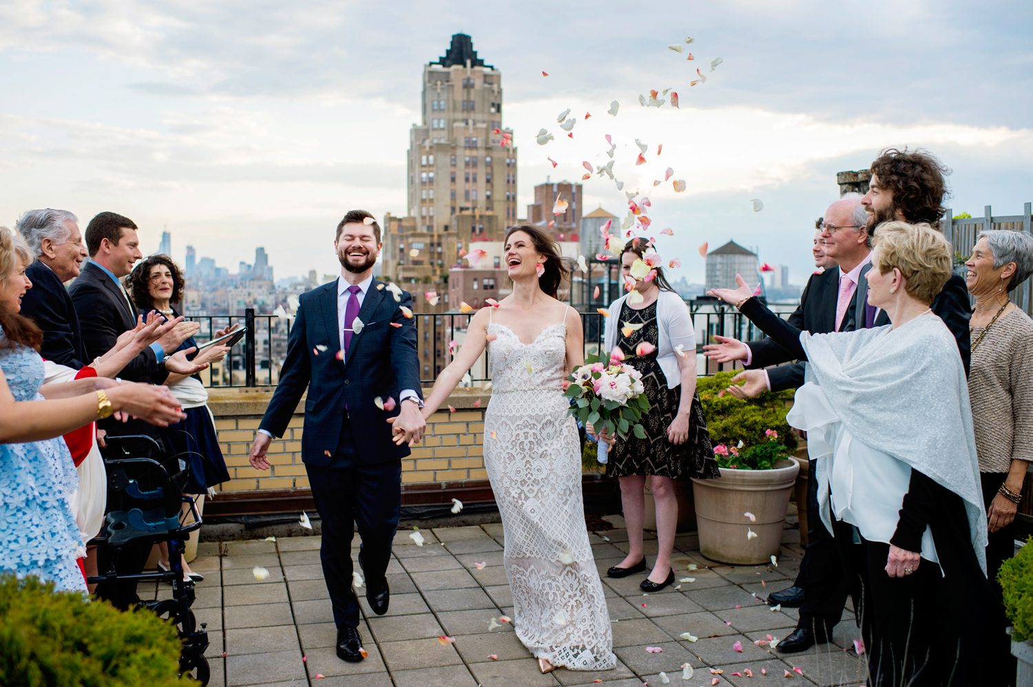NYC Rooftop Wedding Ceremony