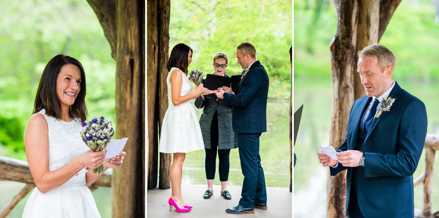 Wedding Vows in Central Park 