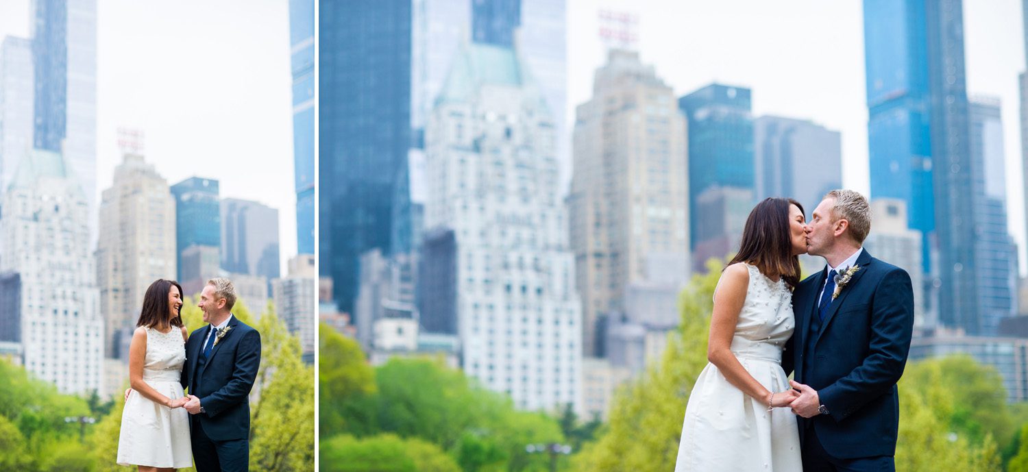 Central Park Skyline Wedding