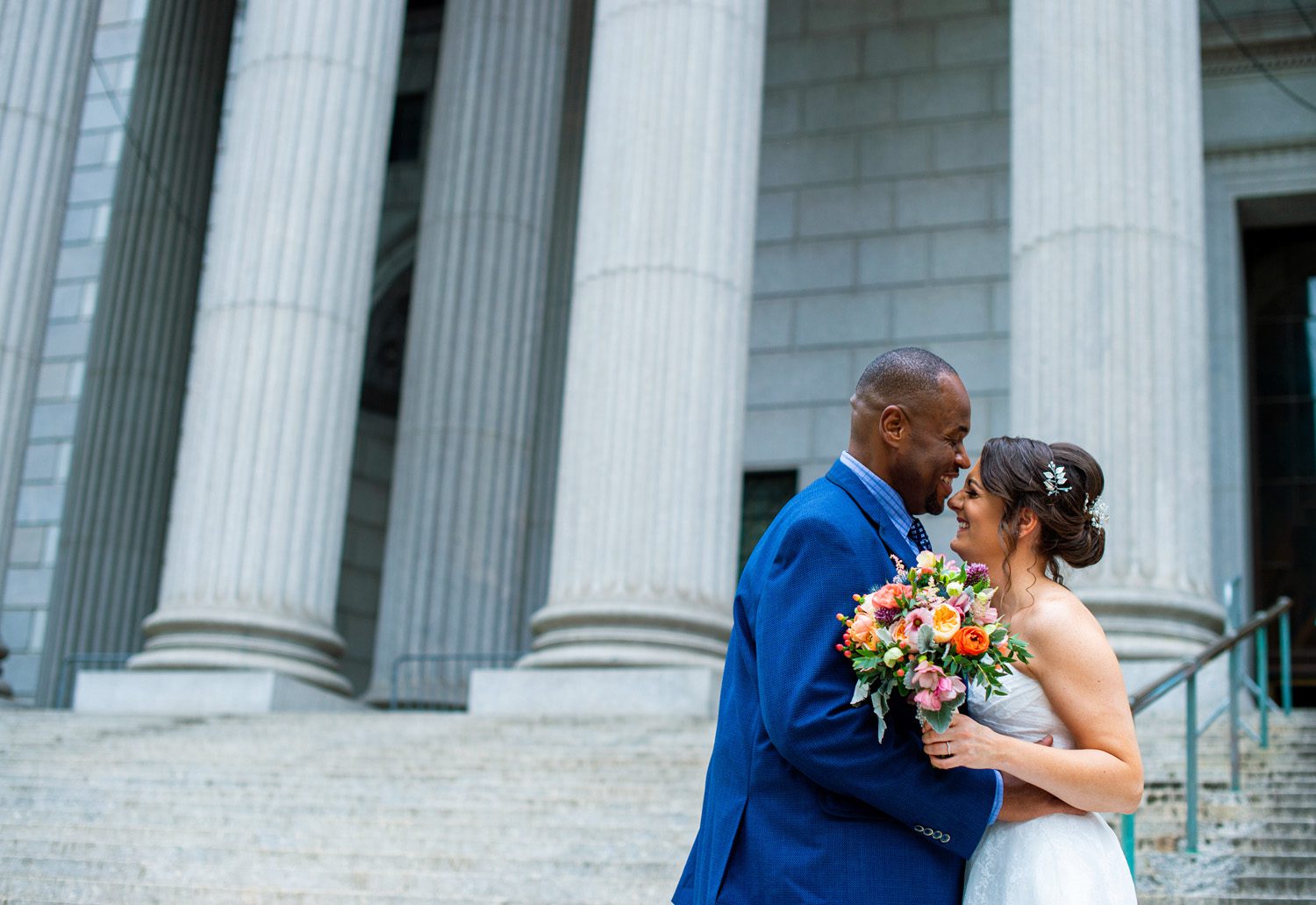 Courthouse Steps Wedding Photos