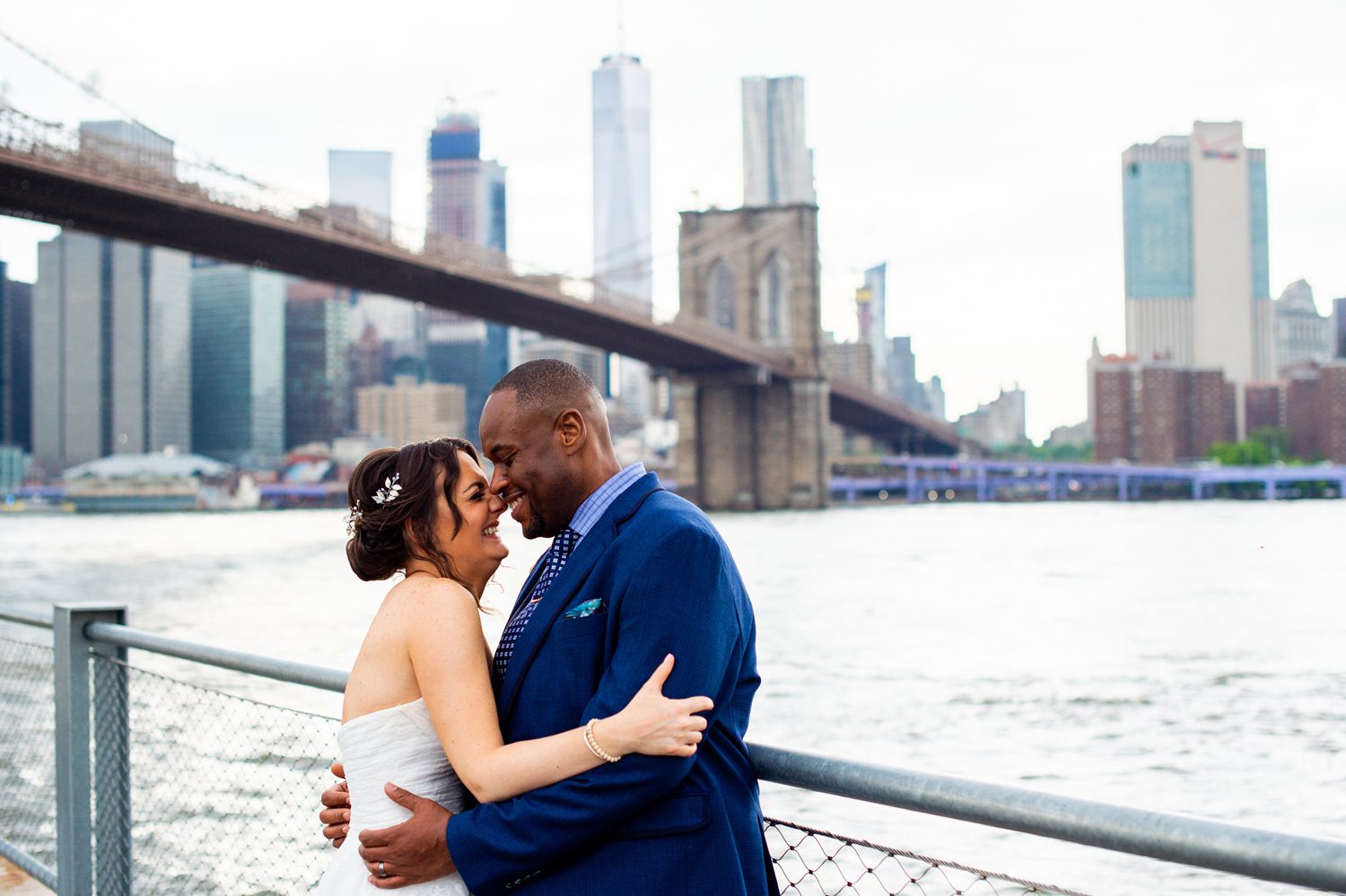 Brooklyn Elopement With Happy Couple