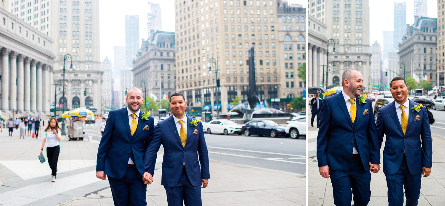 New York Elopement with Two Grooms