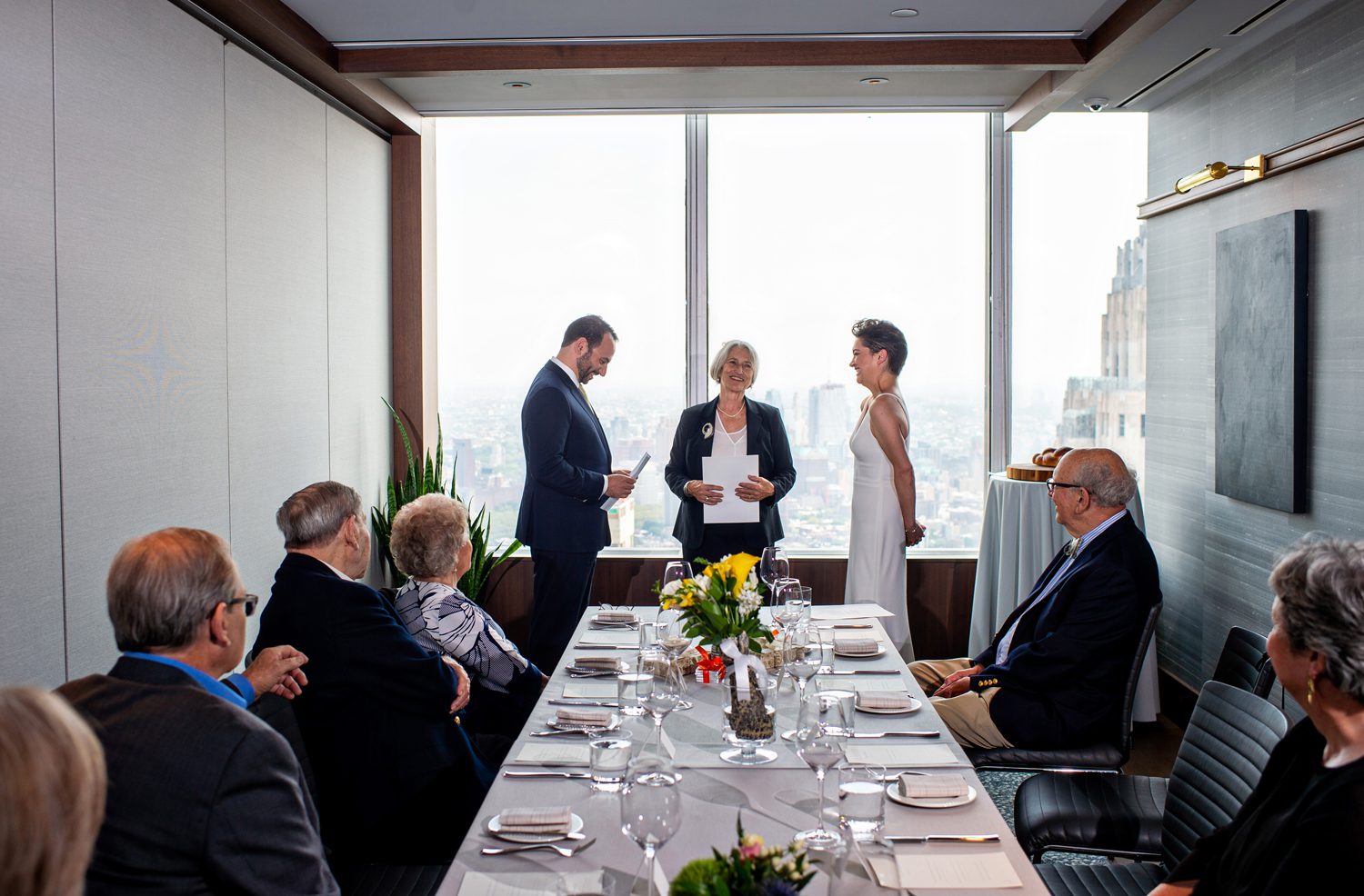Restaurant Wedding in Manhattan 