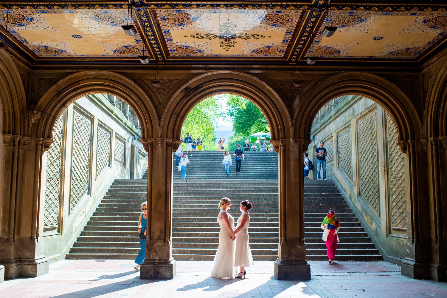 Brides Getting Married in Central Park 
