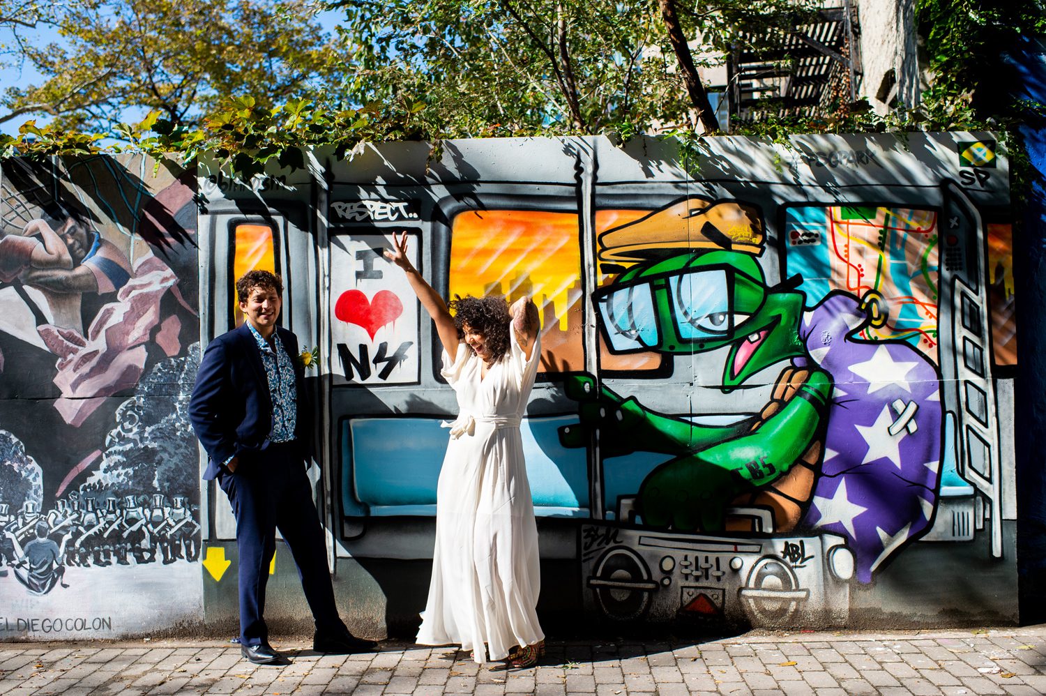 First Street Green Art Park Wedding