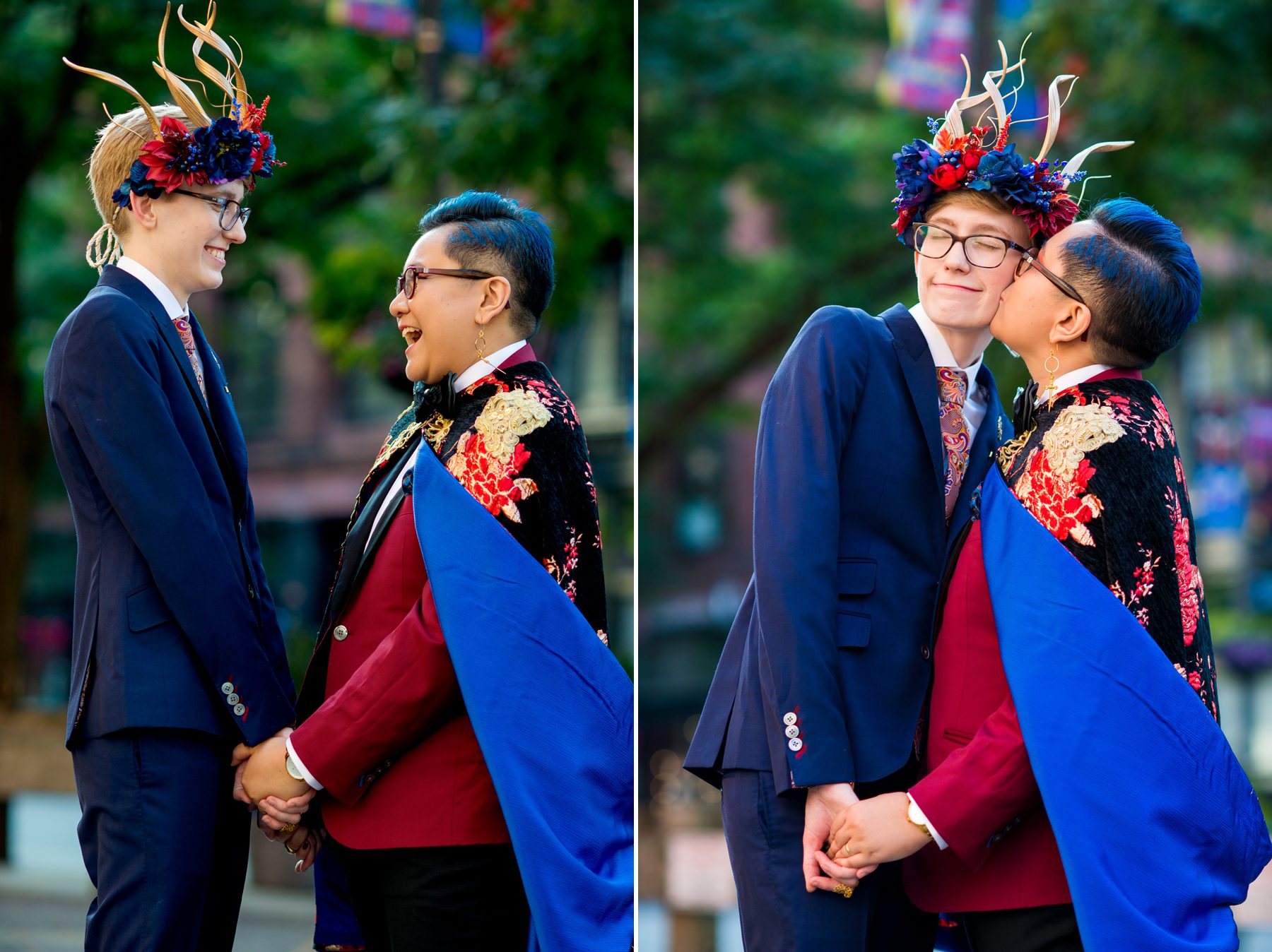 Queer Couple Wedding Photos in Minneapolis 