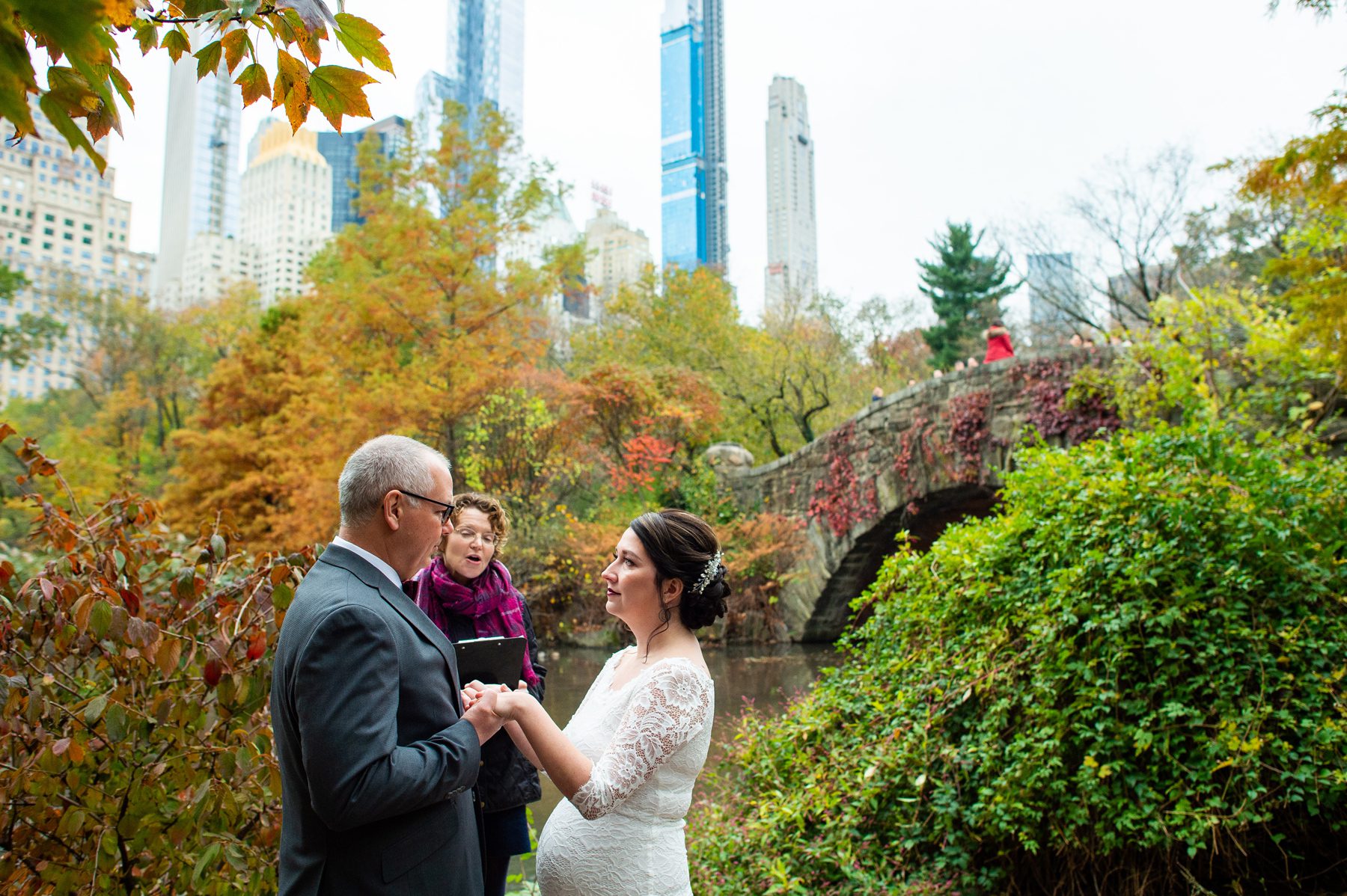 Central Park Wedding in the Fall 