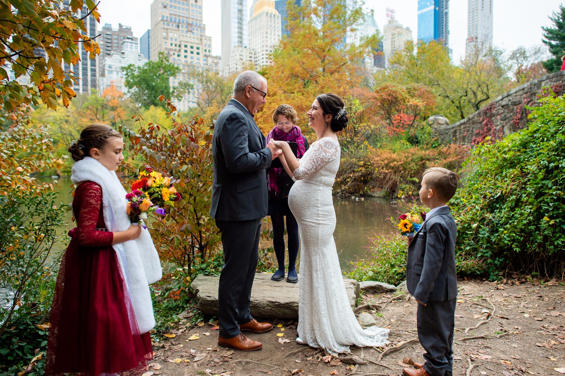 Elopement Ceremony in Central Park 