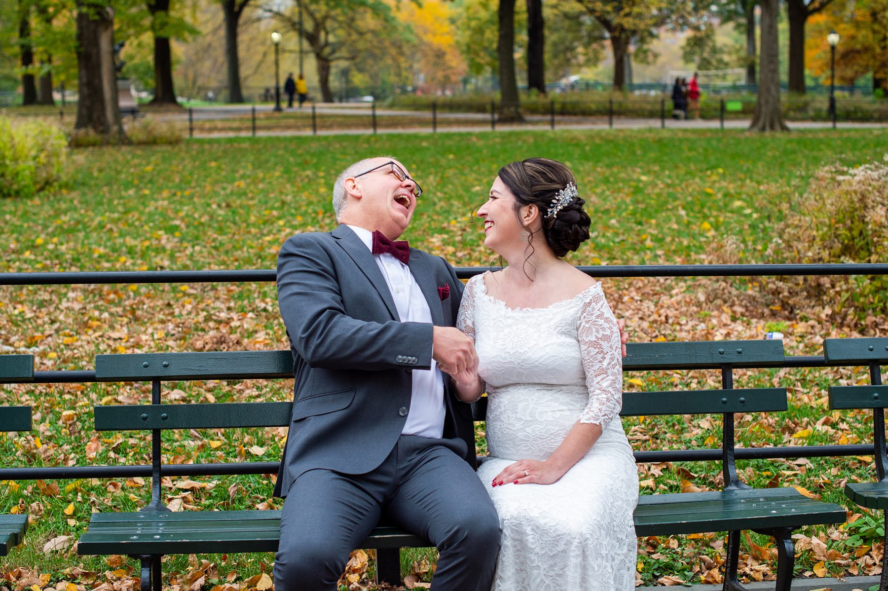 Elopement Couple in Central Park 