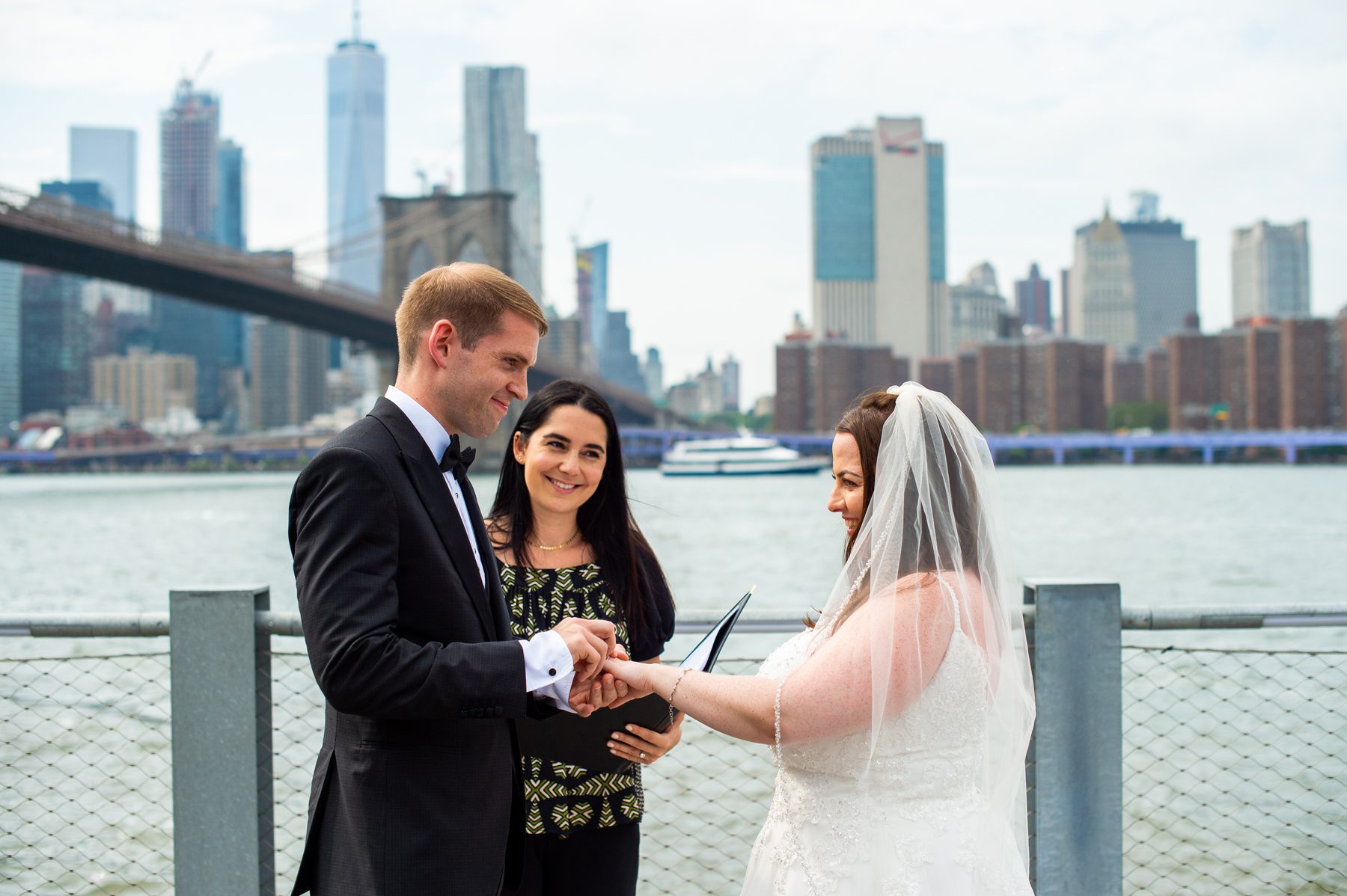 Brooklyn Bridge Park Wedding Ceremony 