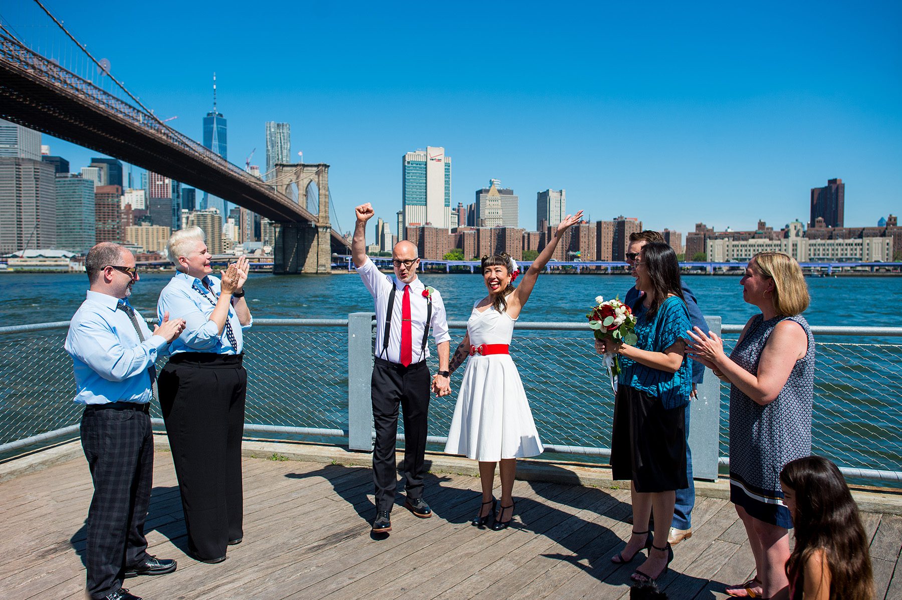Brooklyn Bridge Park Elopement Ceremony 