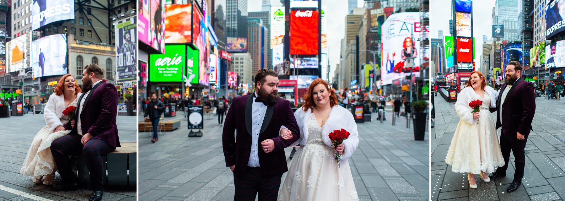 Married in Times Square NYC
