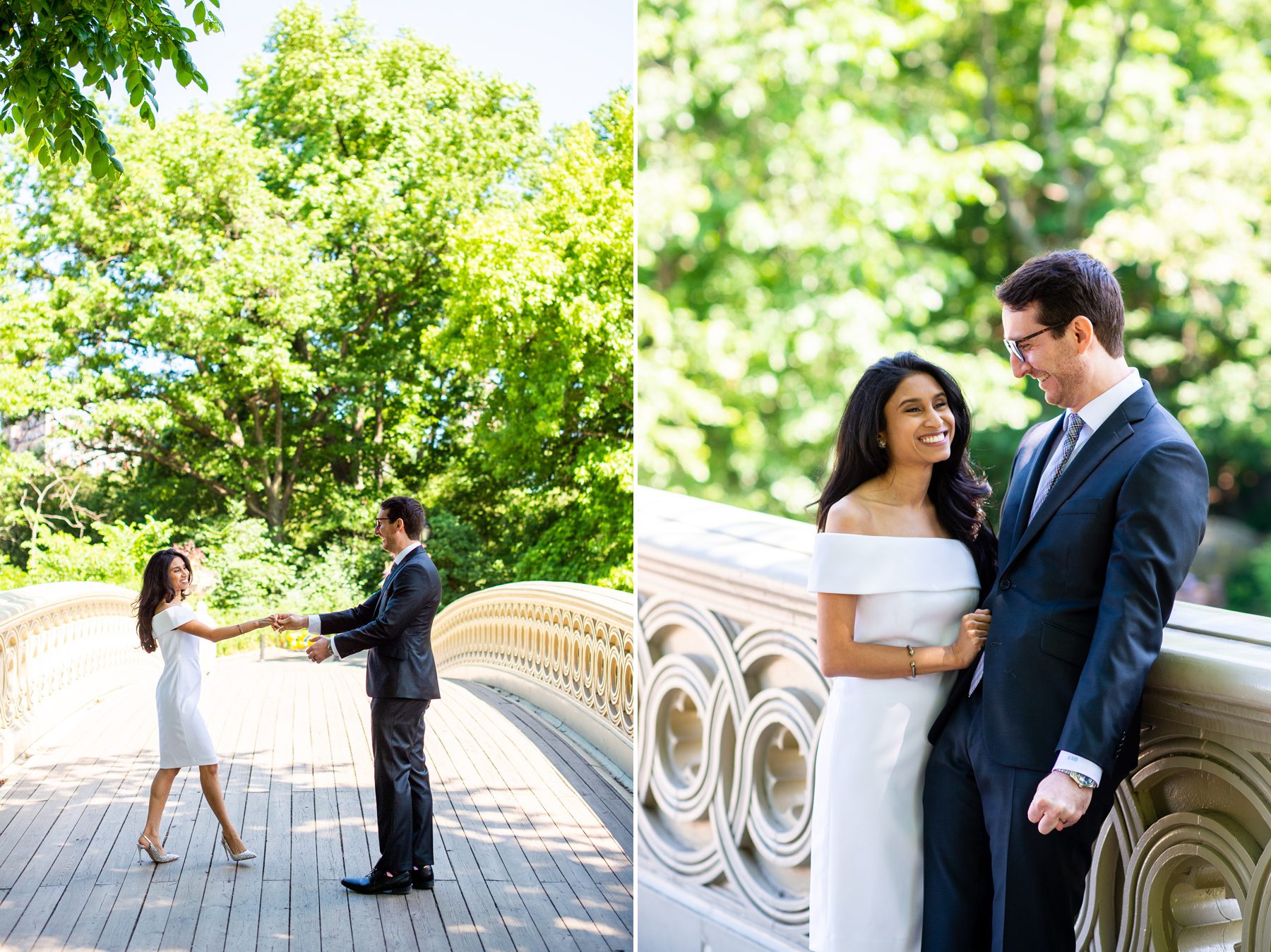 Wedding Photos at Bow Bridge Central Park