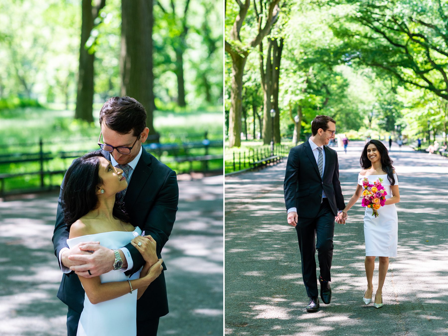 Taking Elopement Photos in Central Park 