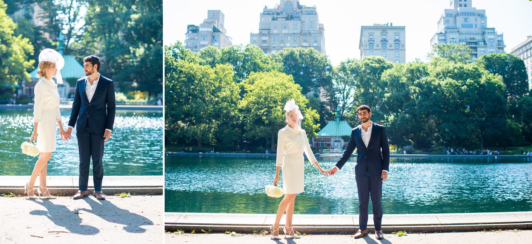 Boat Pond Wedding Photos in Central Park