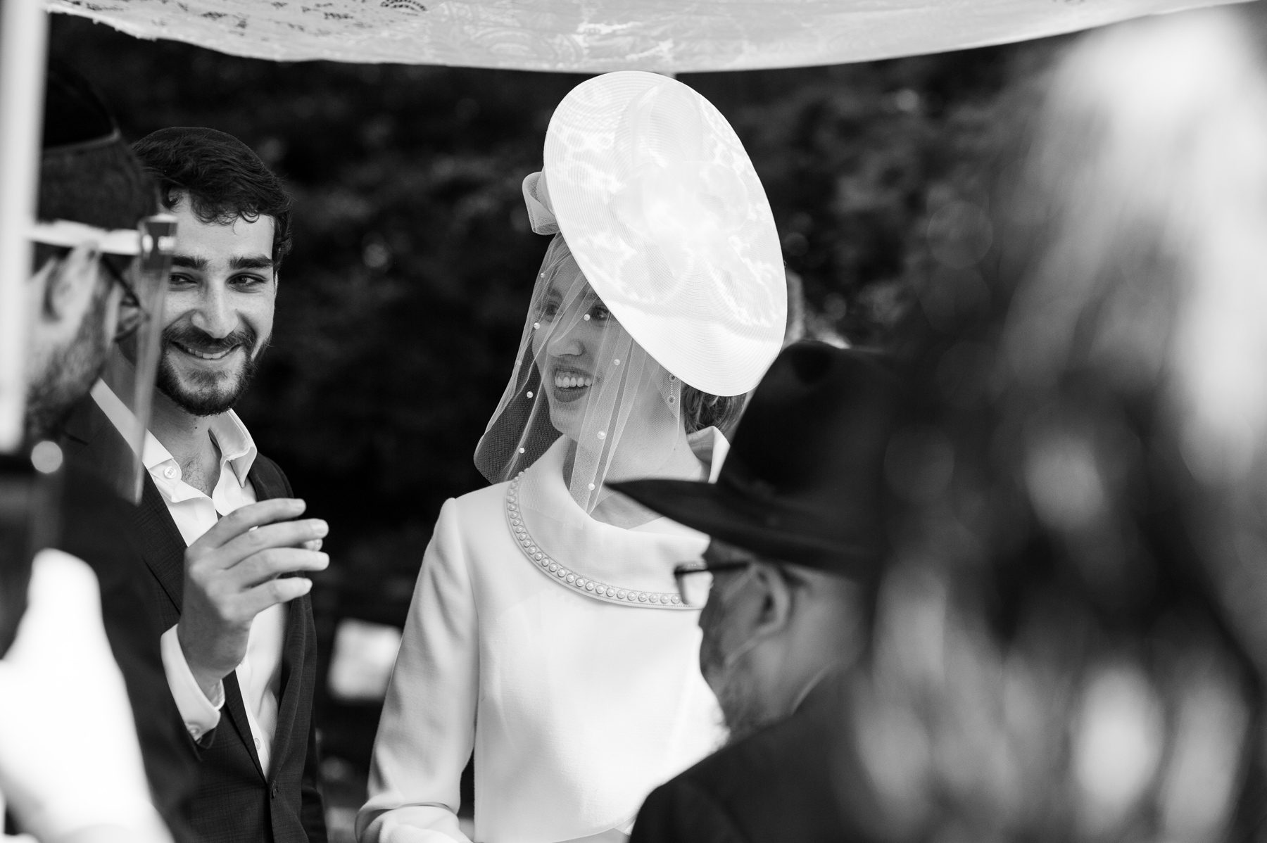 Black and White Wedding Photos in Central Park