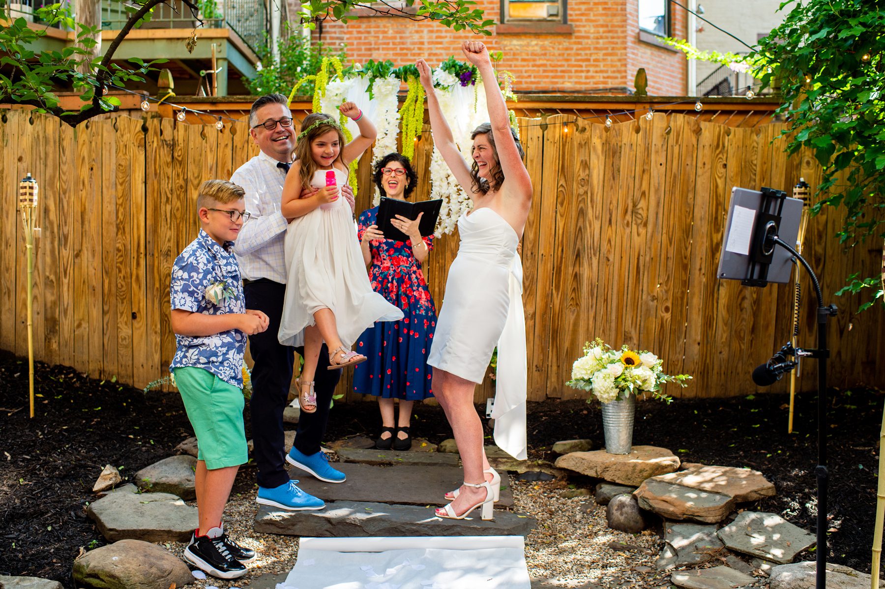 Micro Backyard Wedding Brooklyn 