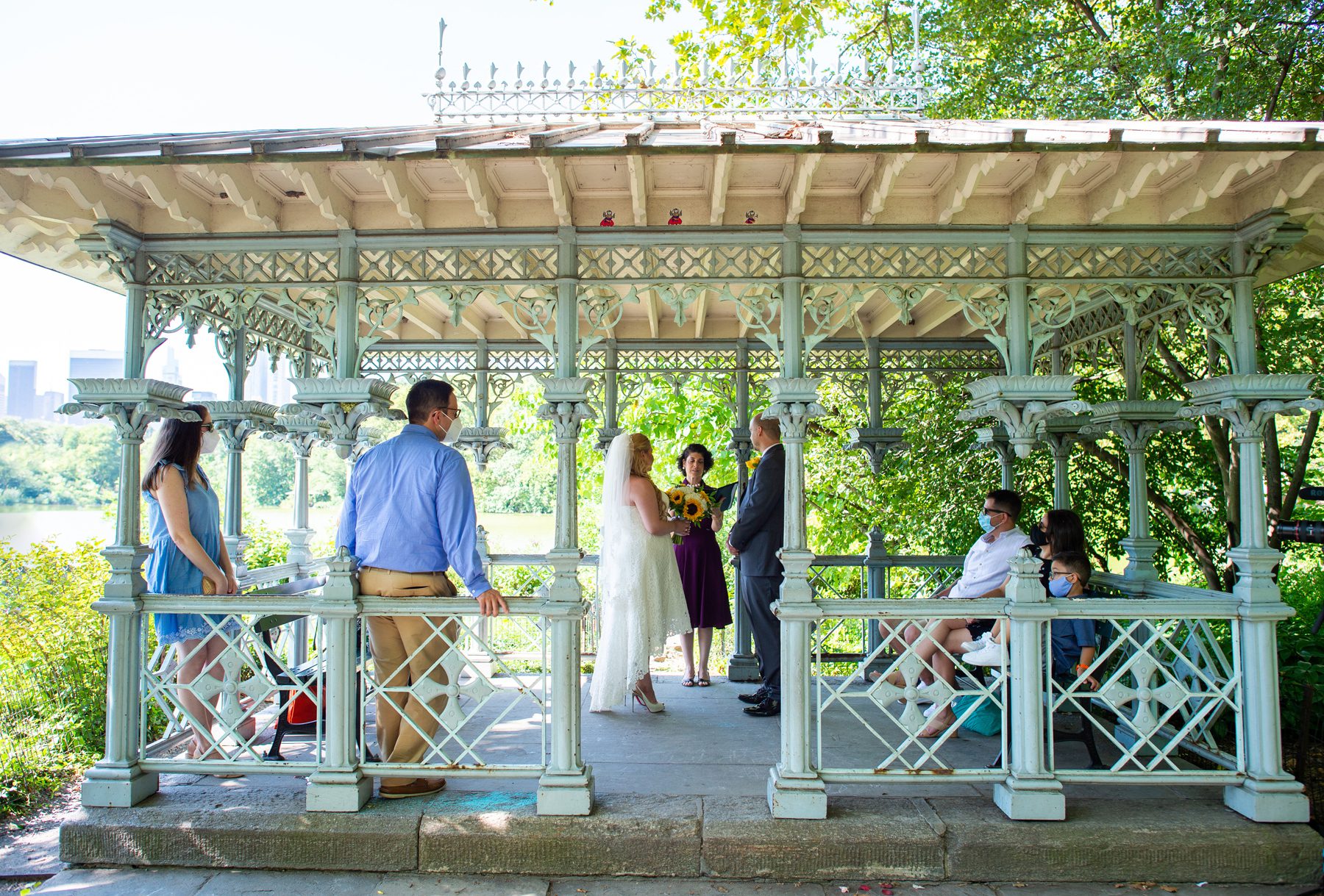 Central Park Ladies Pavilion Wedding