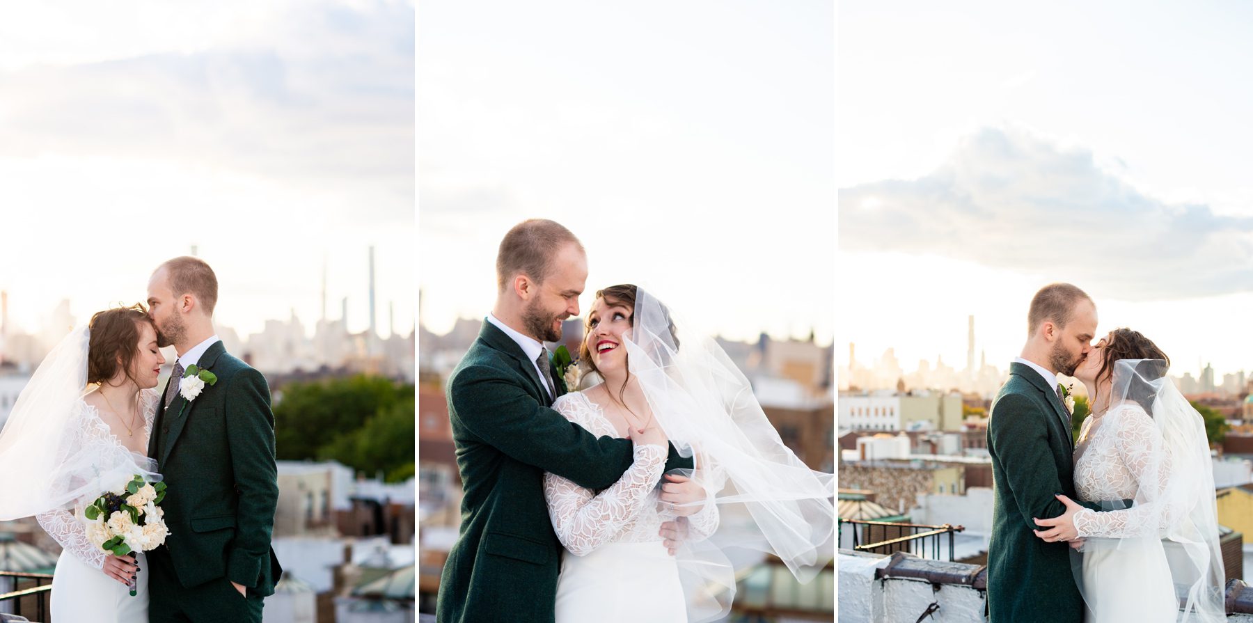 Rooftop Wedding Photos NYC 