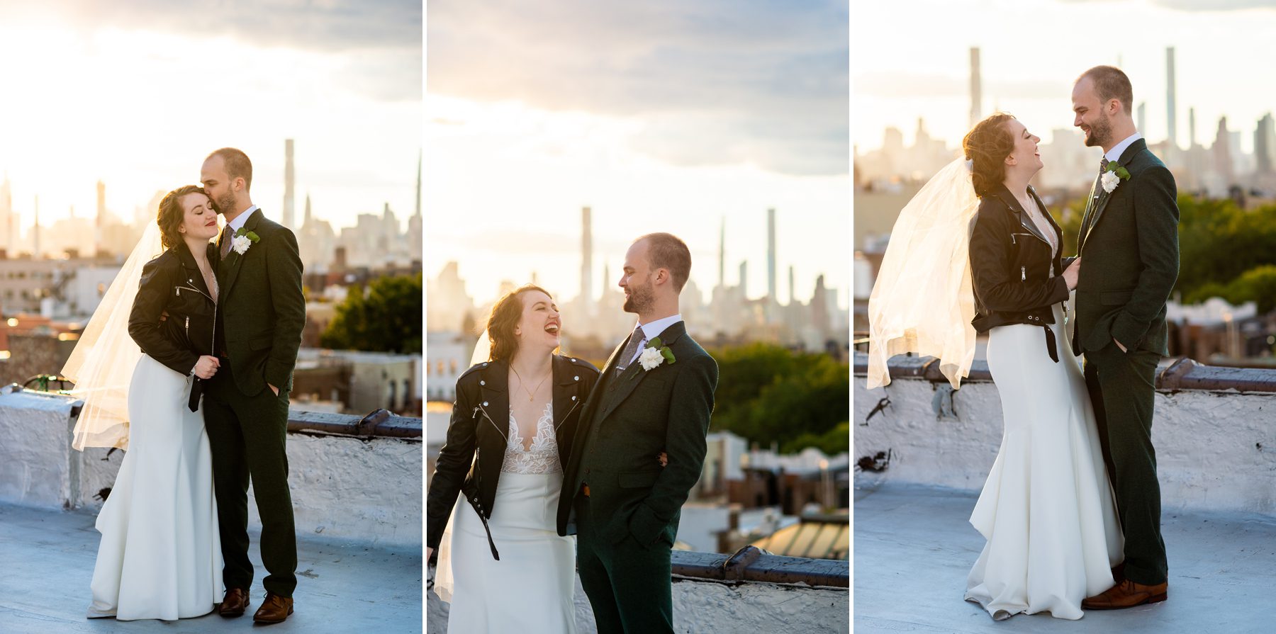 Micro Wedding NYC Rooftop Sunset 