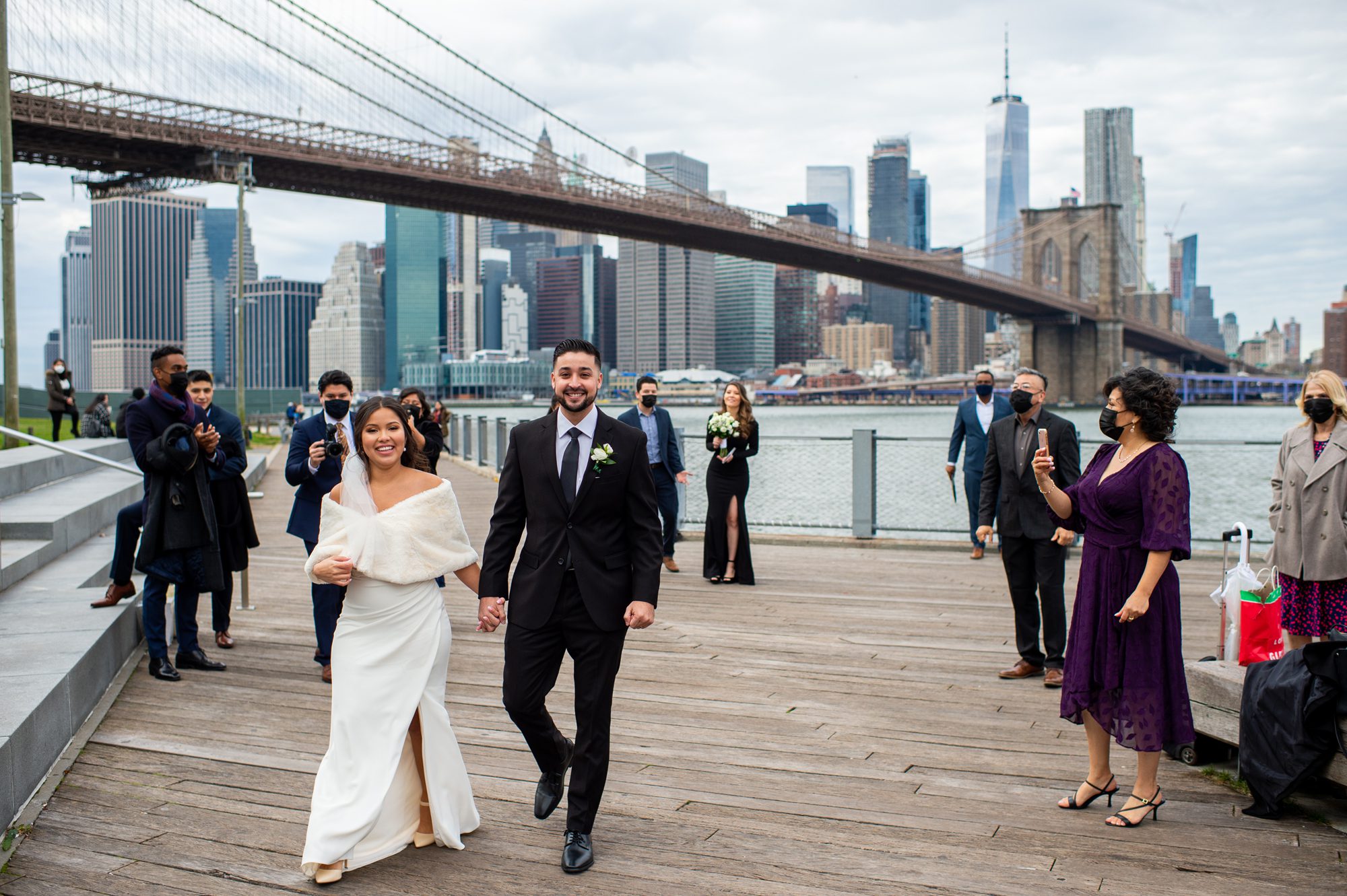 Wedding Recessional in Brooklyn 