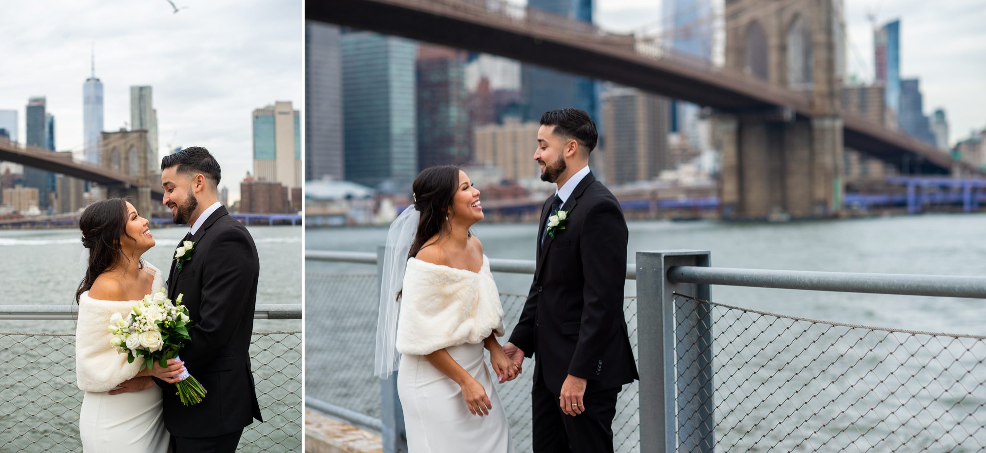 Brooklyn Bridge Park Wedding Photos 