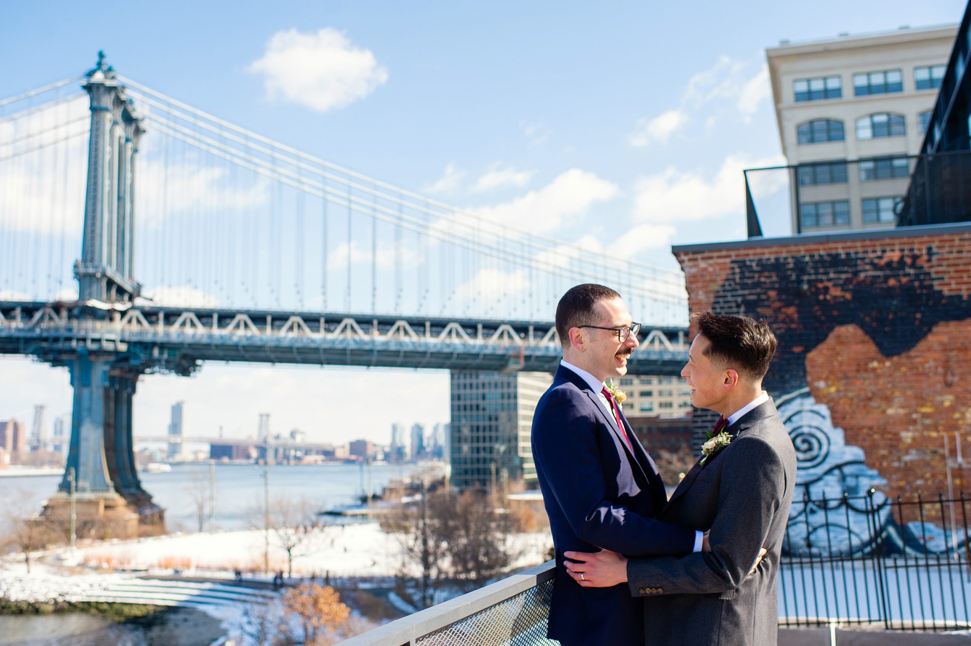 NYC Elopement Photos Brooklyn Empire Stores 