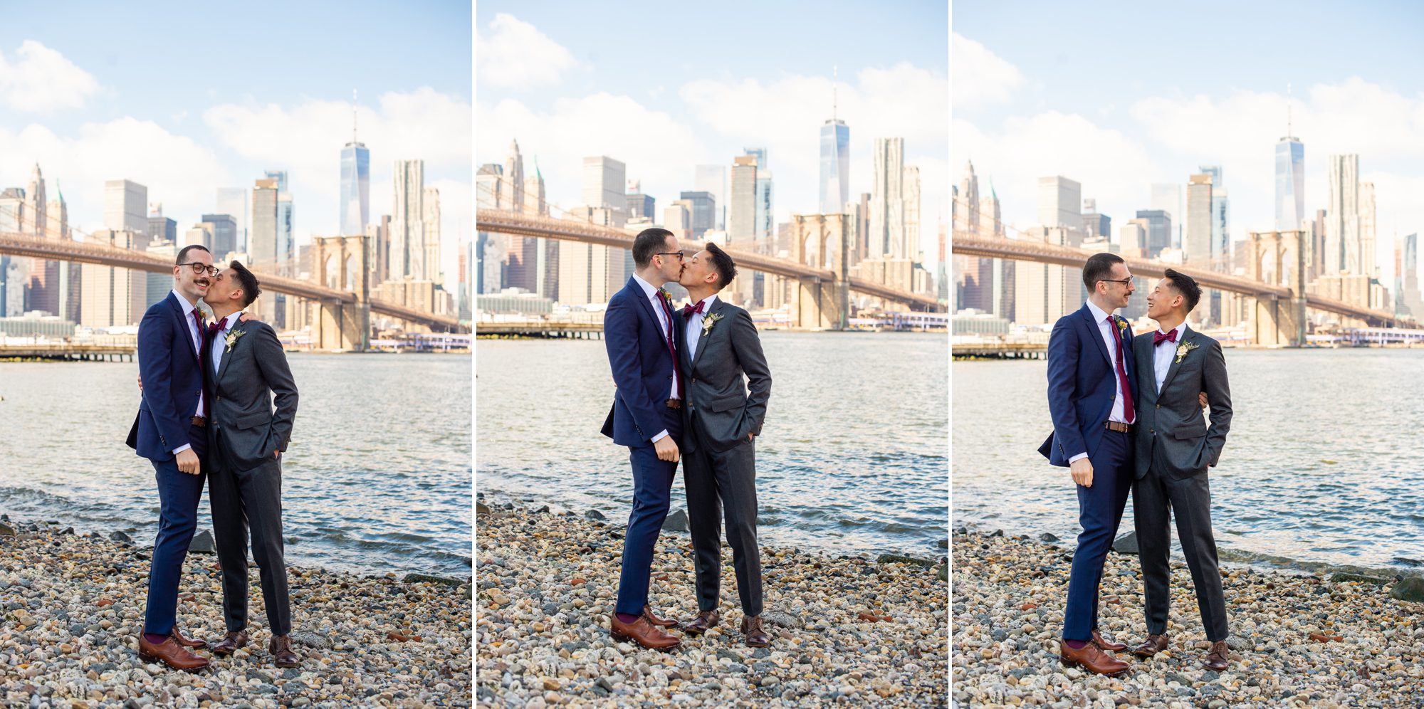 Micro Wedding with Two Grooms LGBTQ 